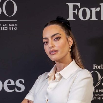 Middle East influencer campaigns Karen Wazen at Forbes business summit